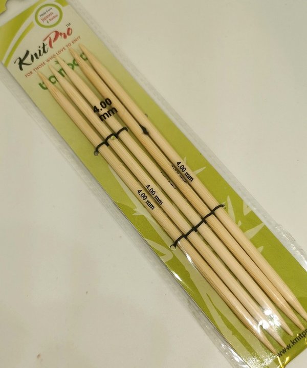 Nadelspiel KnitPro Bamboo 4,0 - 15cm