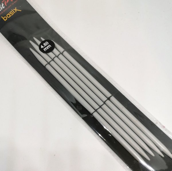 Nadelspiel KnitPro Basix 15cm - 4,5