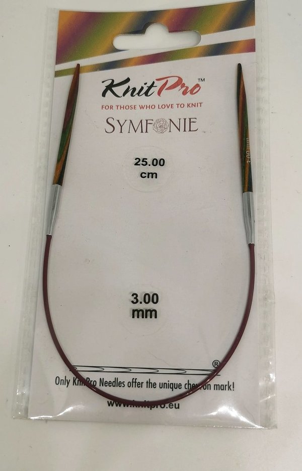 KnitPro Rundstricknadel 3,0 - 25cm