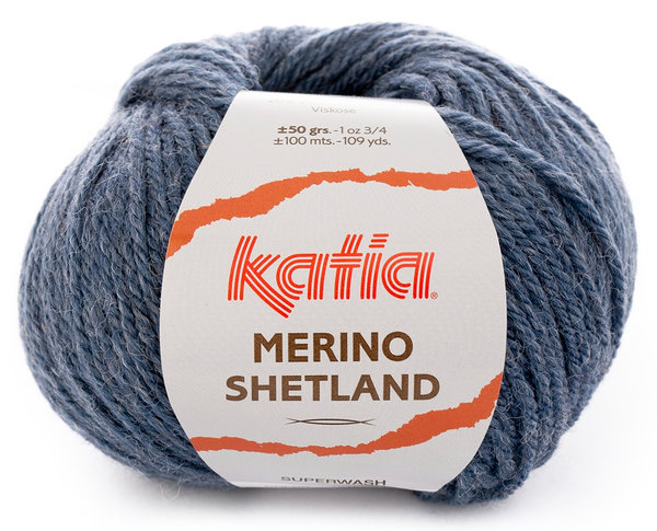 KATIA Merino Shetland Fb 56 -Blau -