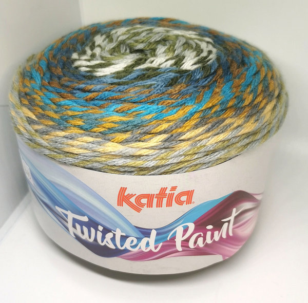 KATIA Twisted Paint Fb 152 - Braun-Blau-Grün -